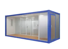 Сантехнический блок-контейнер с душевыми кабинками