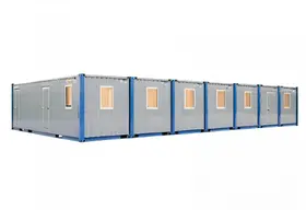 Штаб строительства с двумя сан. узлами